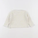 Zara - sweat blanc - 3/6 mois