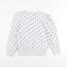 La Redoute - sweat blanc, bleu - 6 ans