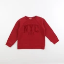 Tape à l'oeil - sweat rouge - 4 ans