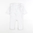 Vertbaudet - pyjama velours blanc - 9 mois