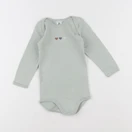 Petit Bateau - body vert - 18 mois