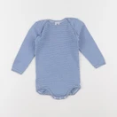 Petit Bateau - body bleu, blanc - 18 mois