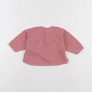 Petit Bateau - sweat rose - 6 mois