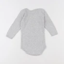 Petit Bateau - body gris - 18 mois