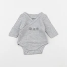 Vertbaudet - body gris - 0 mois