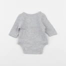 Vertbaudet - body gris - 0 mois