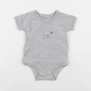 Vertbaudet - body gris - 6 mois