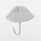 H&M - chapeau vert, blanc - 18/24 mois