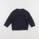 Petit Bateau - sweat bleu - 18 mois