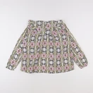 Monoprix - blouse beige, rose - 8/10 ans