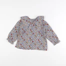 Boutchou - blouse bleu - 18 mois