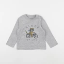 Vertbaudet - tee-shirt gris - 18 mois