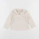 Vertbaudet - tee-shirt beige - 2 ans