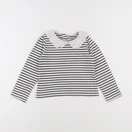 Vertbaudet - tee-shirt beige, bleu - 3 ans