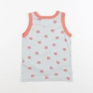 Petit Bateau - maillot de corps bleu - 4 ans