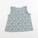 Boutchou - blouse vert - 9 mois