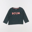 Vertbaudet - tee-shirt vert - 2 ans