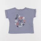 Boutchou - tee-shirt bleu - 18 mois