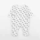 Vertbaudet - pyjama velours blanc - 1 mois