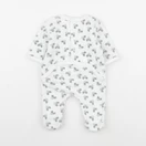 Vertbaudet - pyjama velours blanc - 1 mois