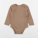 Vertbaudet - body marron - 24 mois