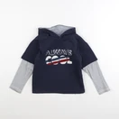 Vertbaudet - sweat bleu - 6 ans