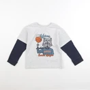 Vertbaudet - tee-shirt gris - 6 ans
