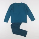 Vertbaudet - pyjama coton vert, bleu - 10 ans