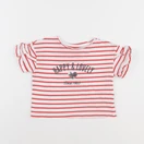 Vertbaudet - tee-shirt rouge - 2 ans