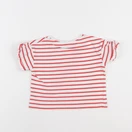 Vertbaudet - tee-shirt rouge - 2 ans