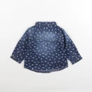 Vertbaudet - chemise bleu - 6 mois