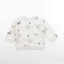Mango - sweat beige, gris - 12/18 mois