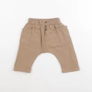 Vertbaudet - pantalon beige - 3 mois