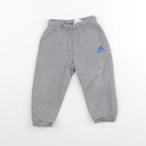 Adidas - jogging gris, bleu - 9/12 mois