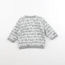 IKKS - sweat gris - 6 mois