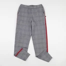 IKKS - pantalon gris, rouge - 12 ans