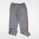 IKKS - pantalon gris, rouge - 12 ans