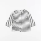 Vertbaudet - tee-shirt bleu, argent - 3 mois
