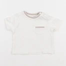 Boutchou - tee-shirt blanc - 6 mois