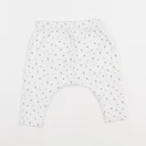 Petit Bateau - sarouel blanc - 3 mois