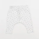 Petit Bateau - sarouel blanc - 3 mois