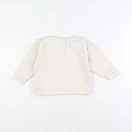 Vertbaudet - sweat beige - 12 mois