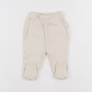 Vertbaudet - legging beige - 3 mois