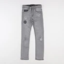 IKKS - jean gris - 8 ans