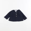 Vertbaudet - gilet bleu - 0 mois