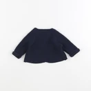 Vertbaudet - gilet bleu - 0 mois