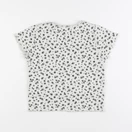 Zara - tee-shirt beige, noir - 10 ans