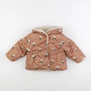 Vertbaudet - doudoune réversible marron - 4 ans