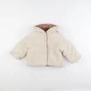Vertbaudet - doudoune réversible marron - 4 ans