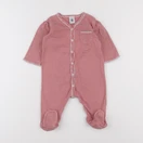Petit Bateau - pyjama coton rouge - 6 mois